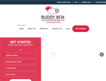Tablet Screenshot of buddyboxstorage.com
